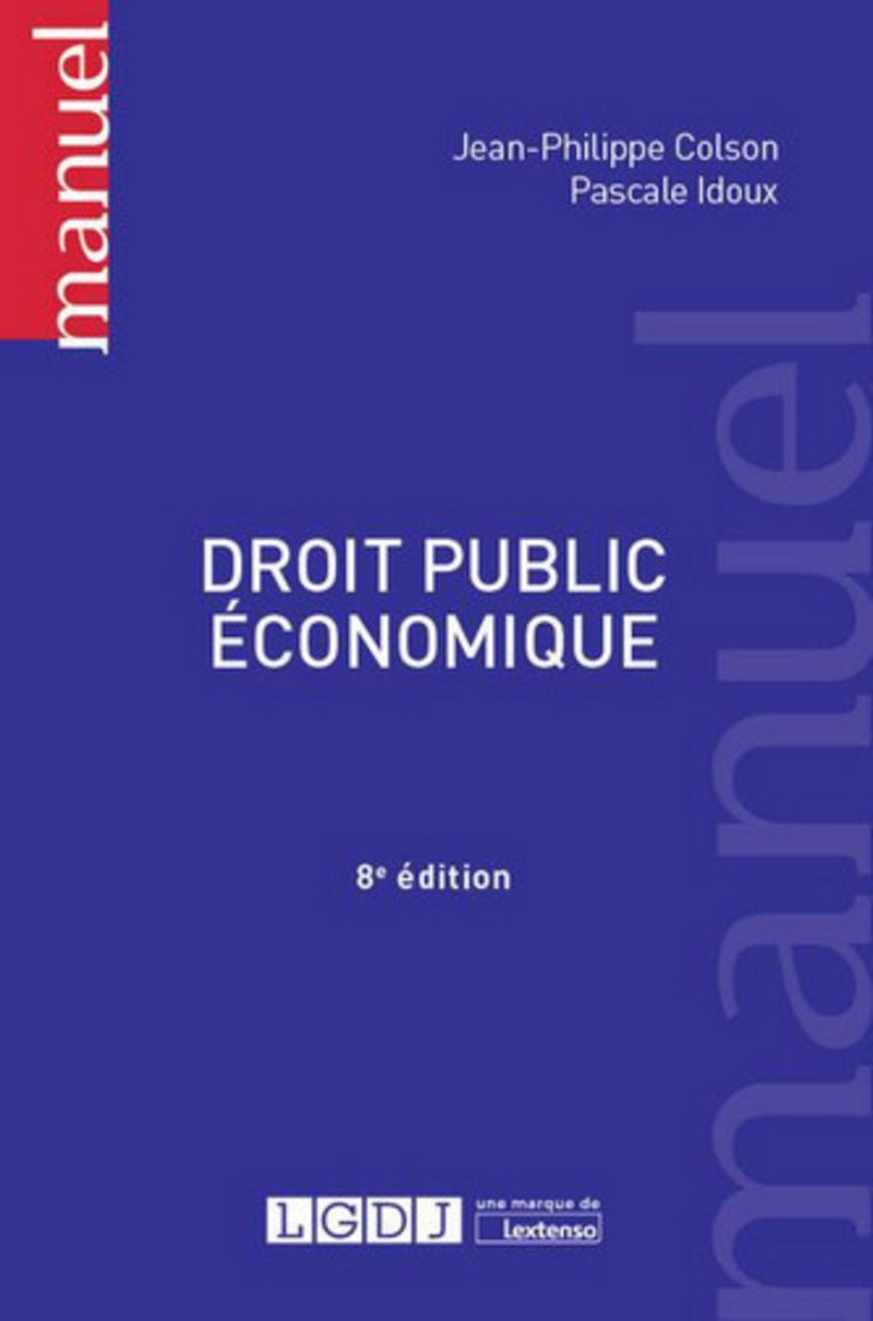 Droit public économique, 8ème Ed. book
