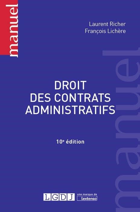 droit des contrats administratifs - 10ème édition book