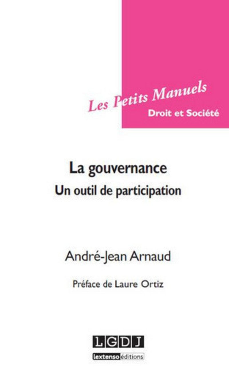 la gouvernance: UN OUTIL DE PARTICIPATION Law