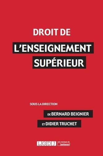 DROIT DE L ENSEIGNEMENT SUPERIEUR Law