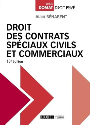 Droit des contrats spéciaux civils et commerciaux (2019) Law