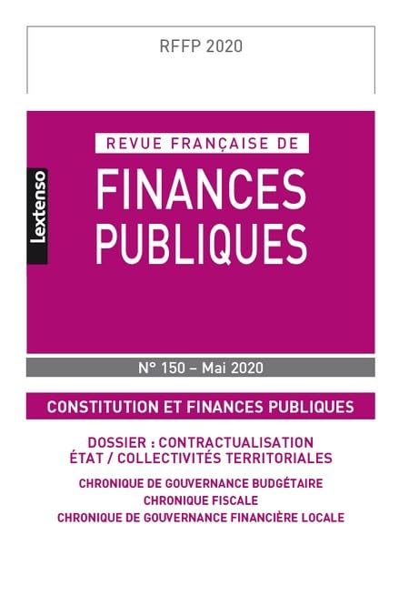 REVUE FRANCAISE DE FINANCES PUBLIQUES N 150-MAI 2020 book