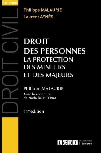 Droit des personnes: La protection des mineurs et des majeurs (2020) book