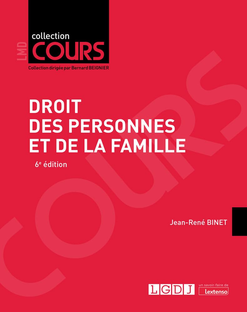 Droit des personnes et de la famille Law