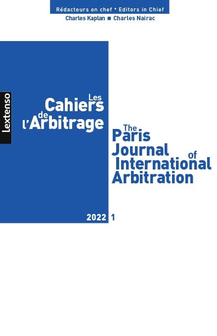 Les Cahiers de l'Arbitrage N°1-2022 book