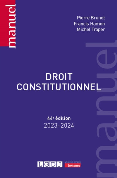 Product Image: Droit constitutionnel : 2023-2024