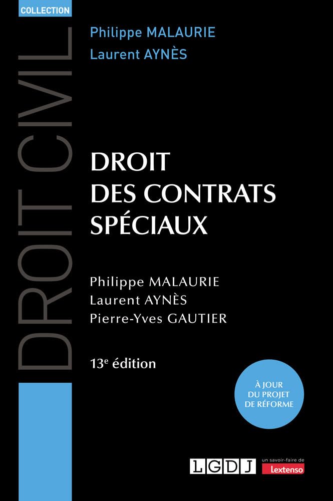 Droit des contrats spéciaux: À jour du projet de réforme Law