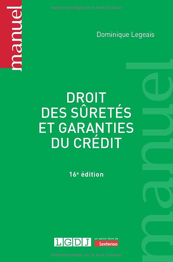 Droit des sûretés et garanties du crédit Law
