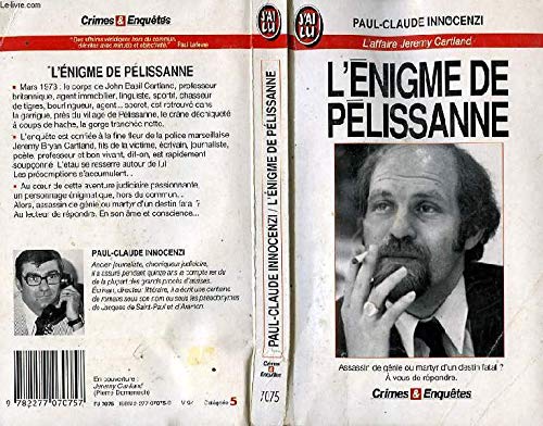 L'énigme de Pélissanne: L'affaire Jeremy Cartland book