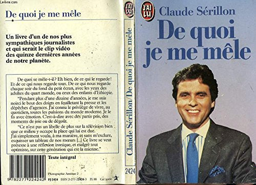 De quoi je me mele ** book