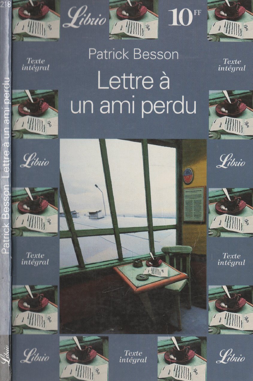 Lettre a un ami perdu Contemporary literature