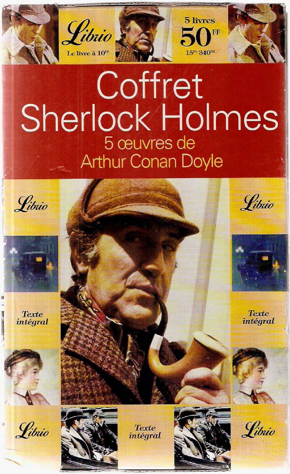 Coffret librio sherlock holmes 06 novembre 1995 5vols: - 5 OEUVRES DE ARTHUR CONAN DOYLE Tiptoi & Games