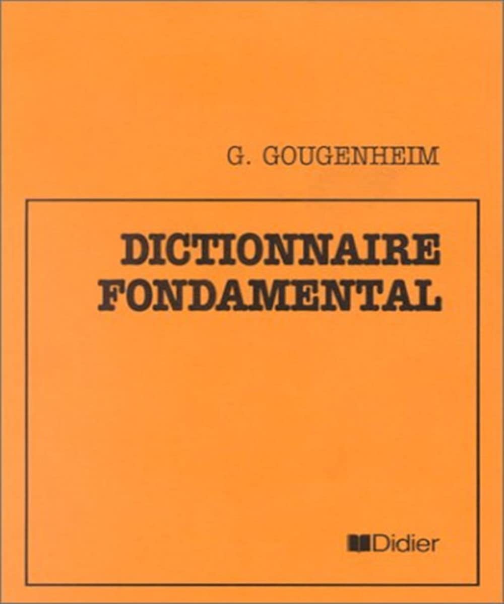 Dictionnaire fondamental de la langue française Books