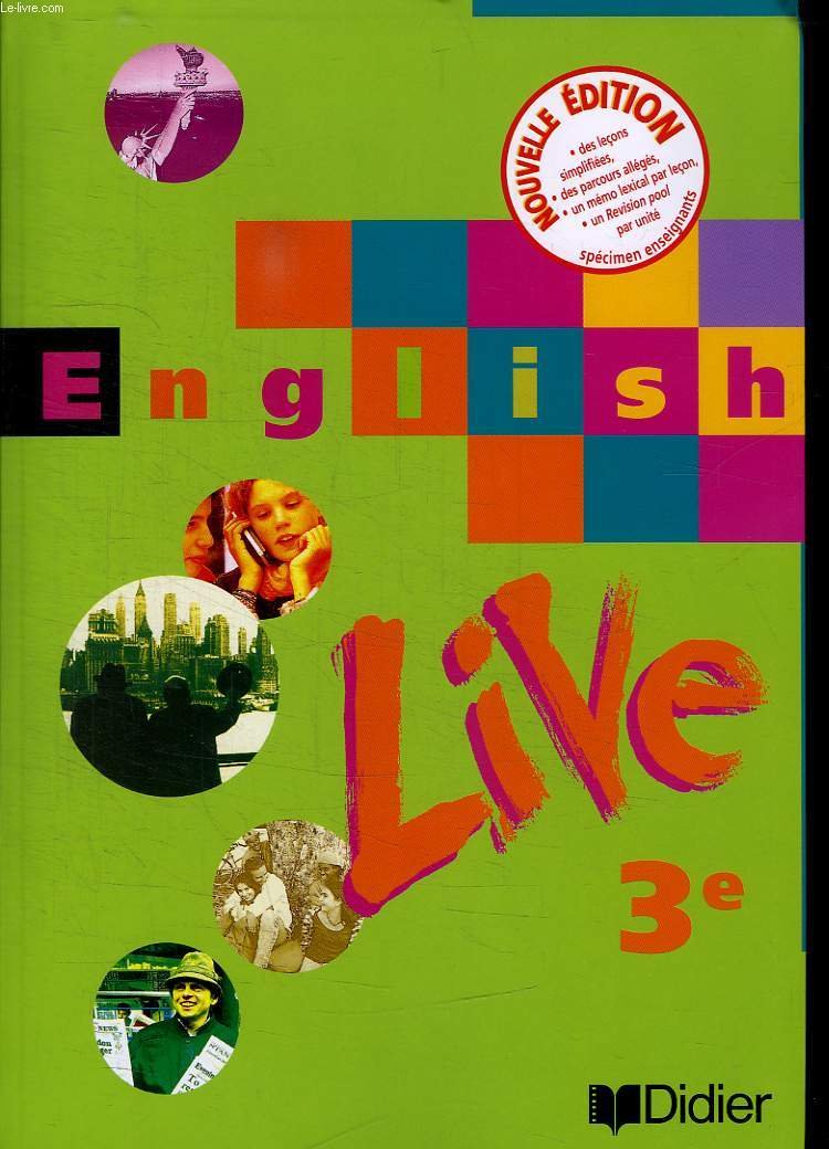 English Live 5eme Livre De L'Eleve Books