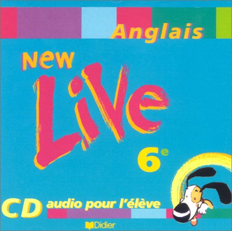 New Live : 6e, anglais LV1, pour l'élève (CD audio) Books