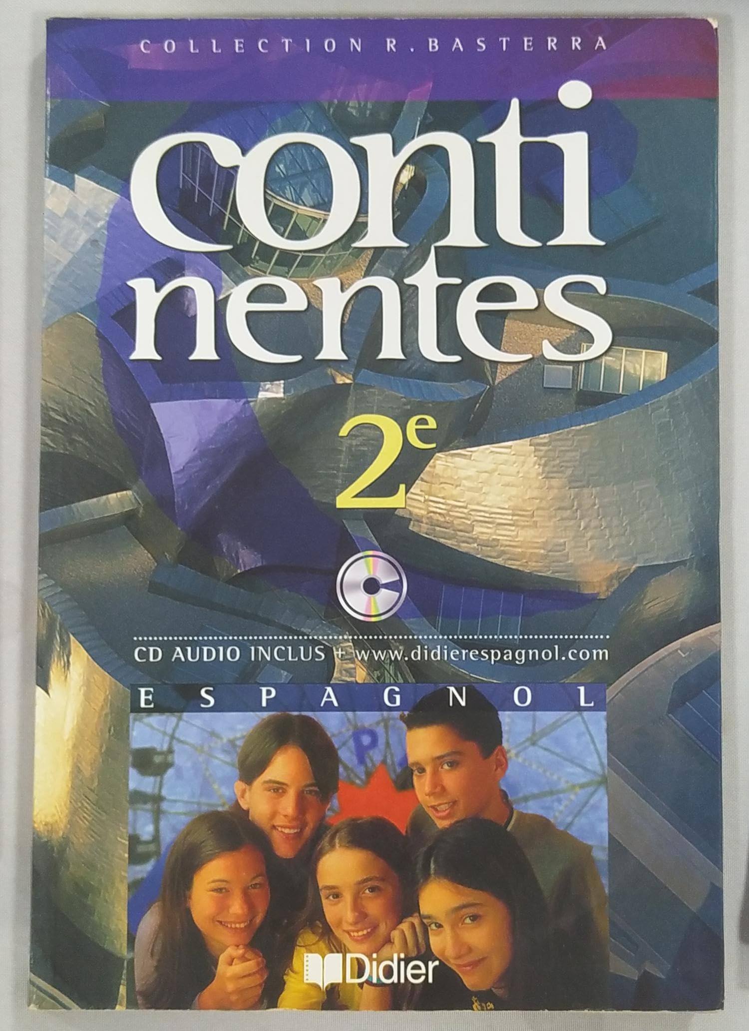 Continentes 2de (éd. 2001) LV2 - Livre + CD audio Professional & Reference Books