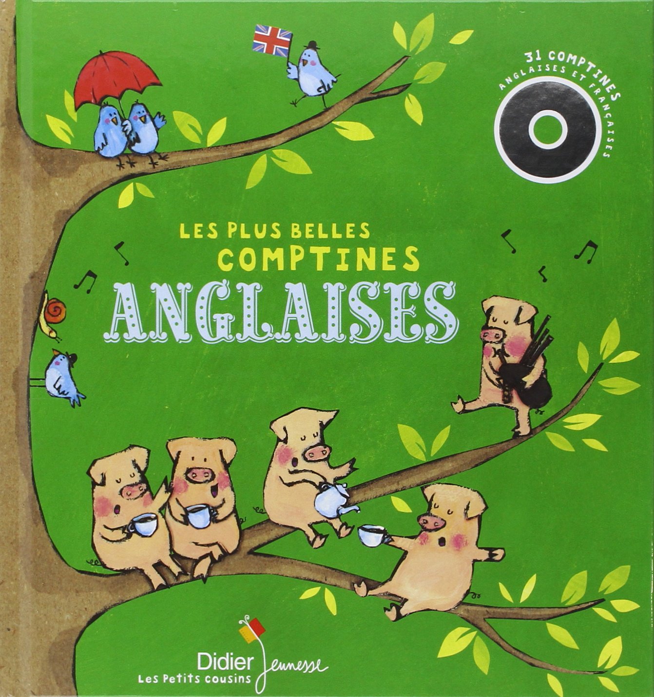 Les plus belles comptines anglaises (1 livre + 1 CD audio) Sheet Music