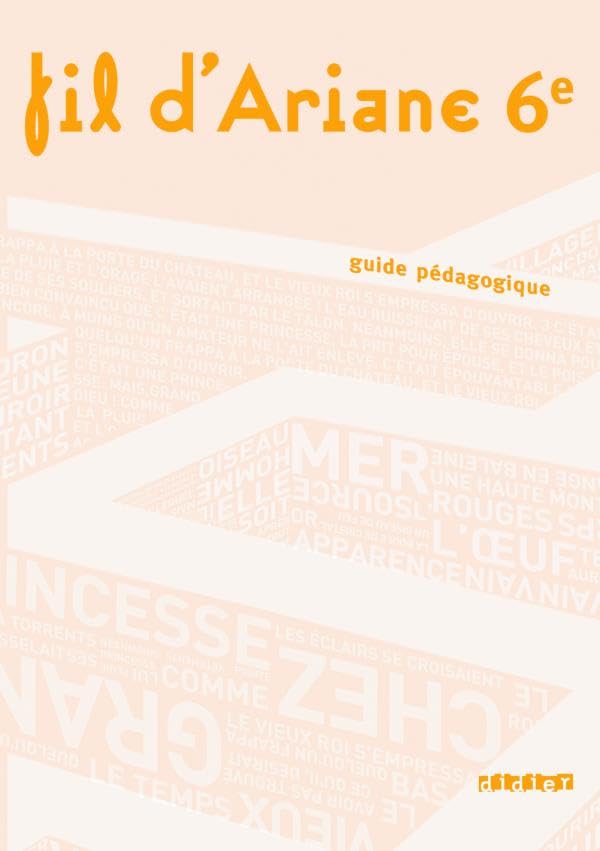 Fil d'Ariane 6e - Guide pédagogique - version papier book