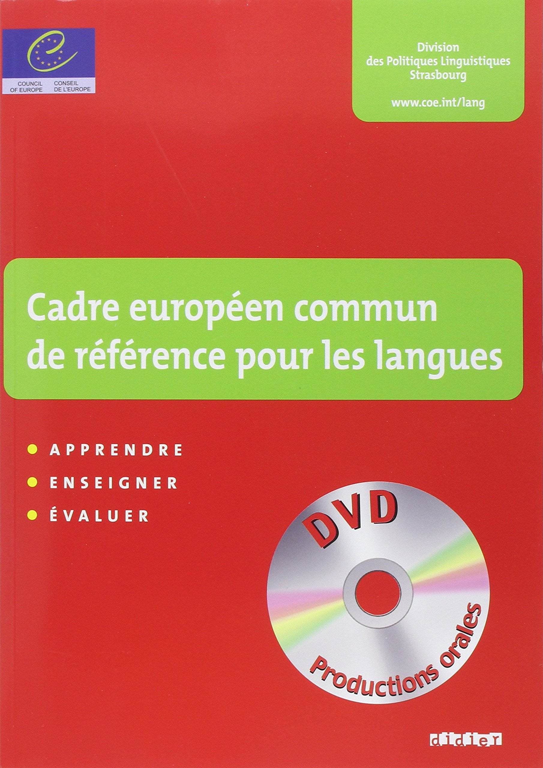 Cadre européen commun de référence pour les langues : apprendre, enseigner, évaluer (1DVD) Foreign Languages ​​& Dictionaries