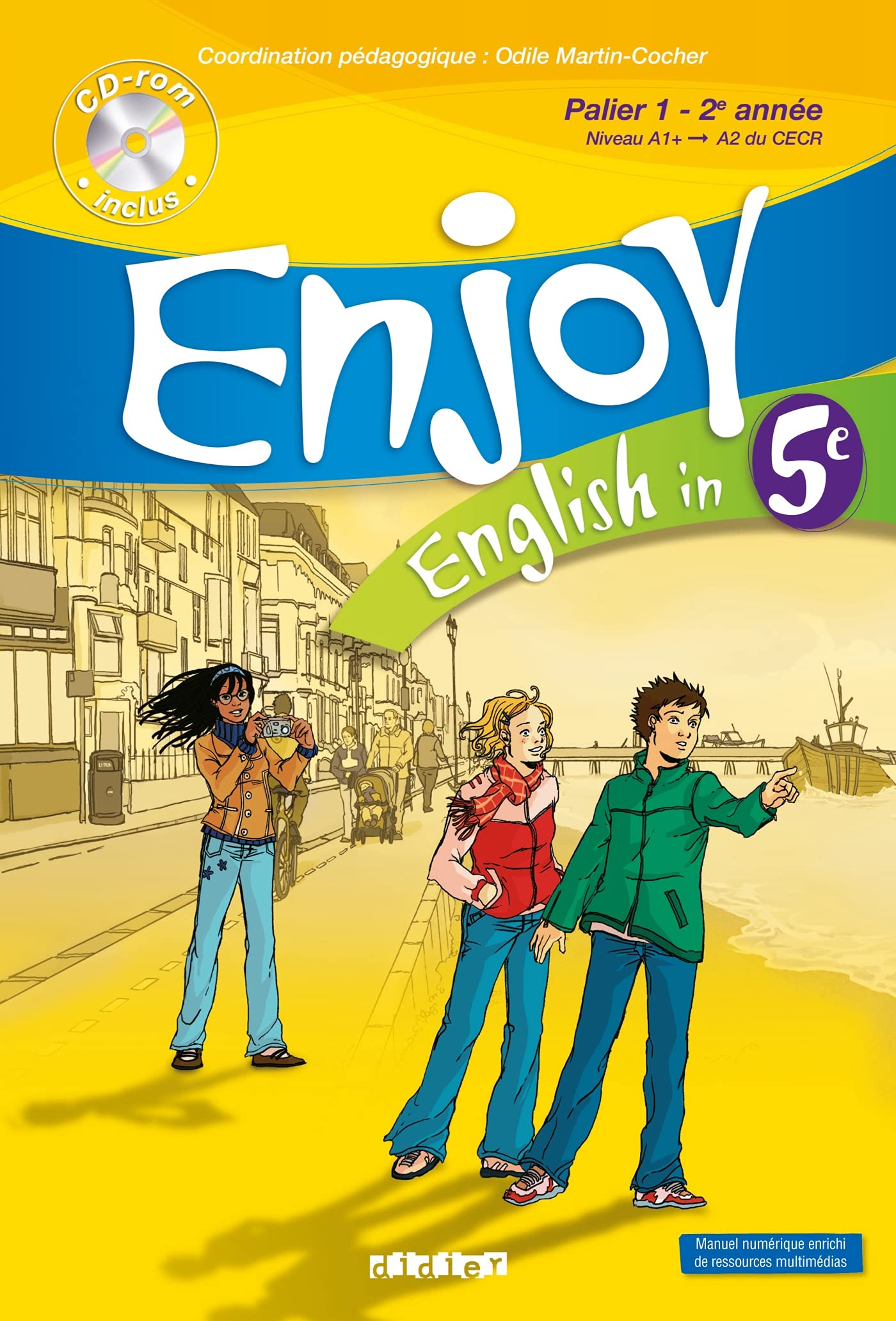 Enjoy English 5e livre - CD audio-rom: Palier 1 - 2e année Professional & Reference Books