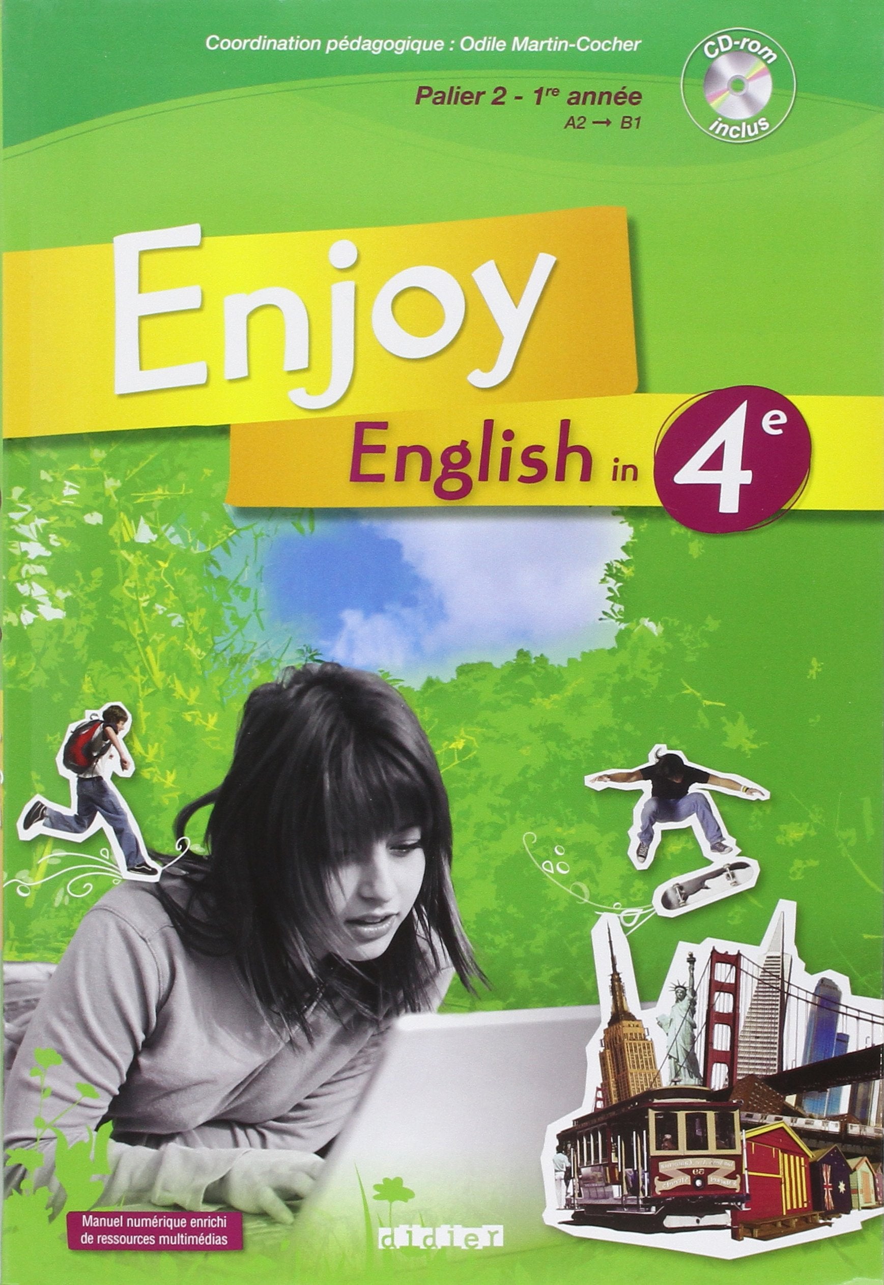 Enjoy English 4e Livre + CD audio-rom Professional & Reference Books