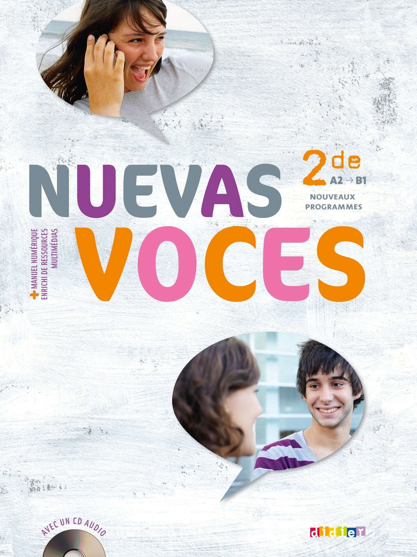 Nuevas Voces 2de - Livre + CD audio: A2-B1 Professional & Reference Books