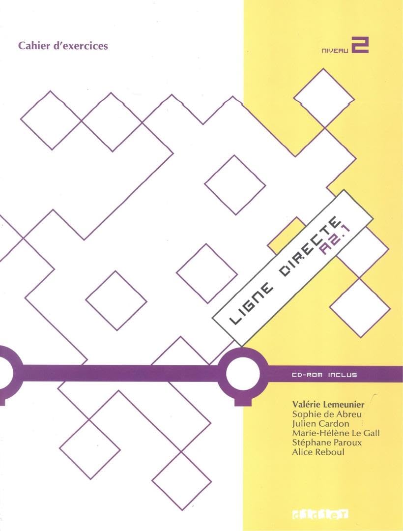 Ligne directe 2 niv.A2.1 - Cahier + CD-rom book