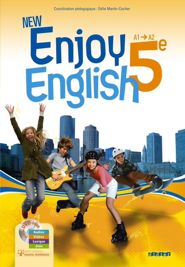 New Enjoy English 5e Manuel + DVD ROM Education & Training