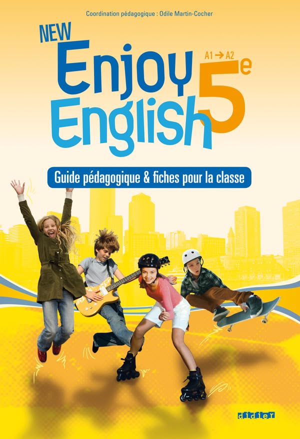 New Enjoy English 5e - Guide pédagogique - version papier: Guide pédagogique & fiches pour la classe Professional & Reference Books