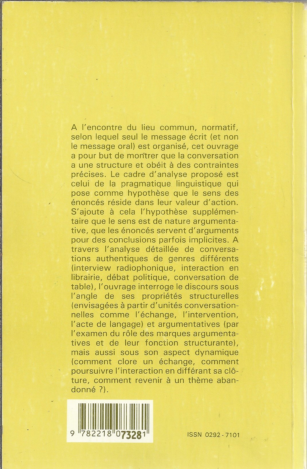 Langue ET Apprentissage DES Langues: Argumentation ET Conversation Foreign Languages ​​& Dictionaries