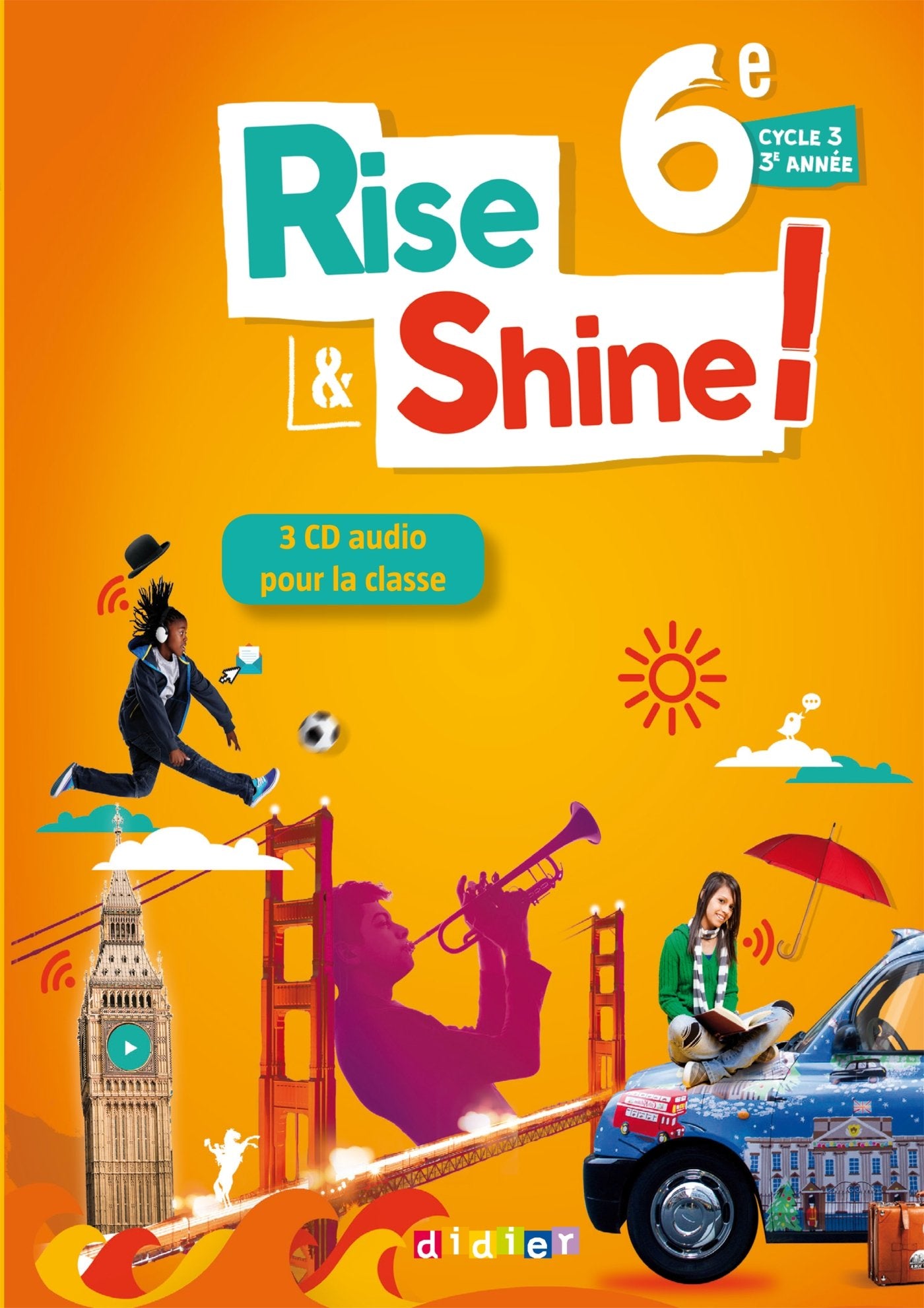 Rise and Shine 6e - Coffret classe 3 - CD audio + 1 DVD cd