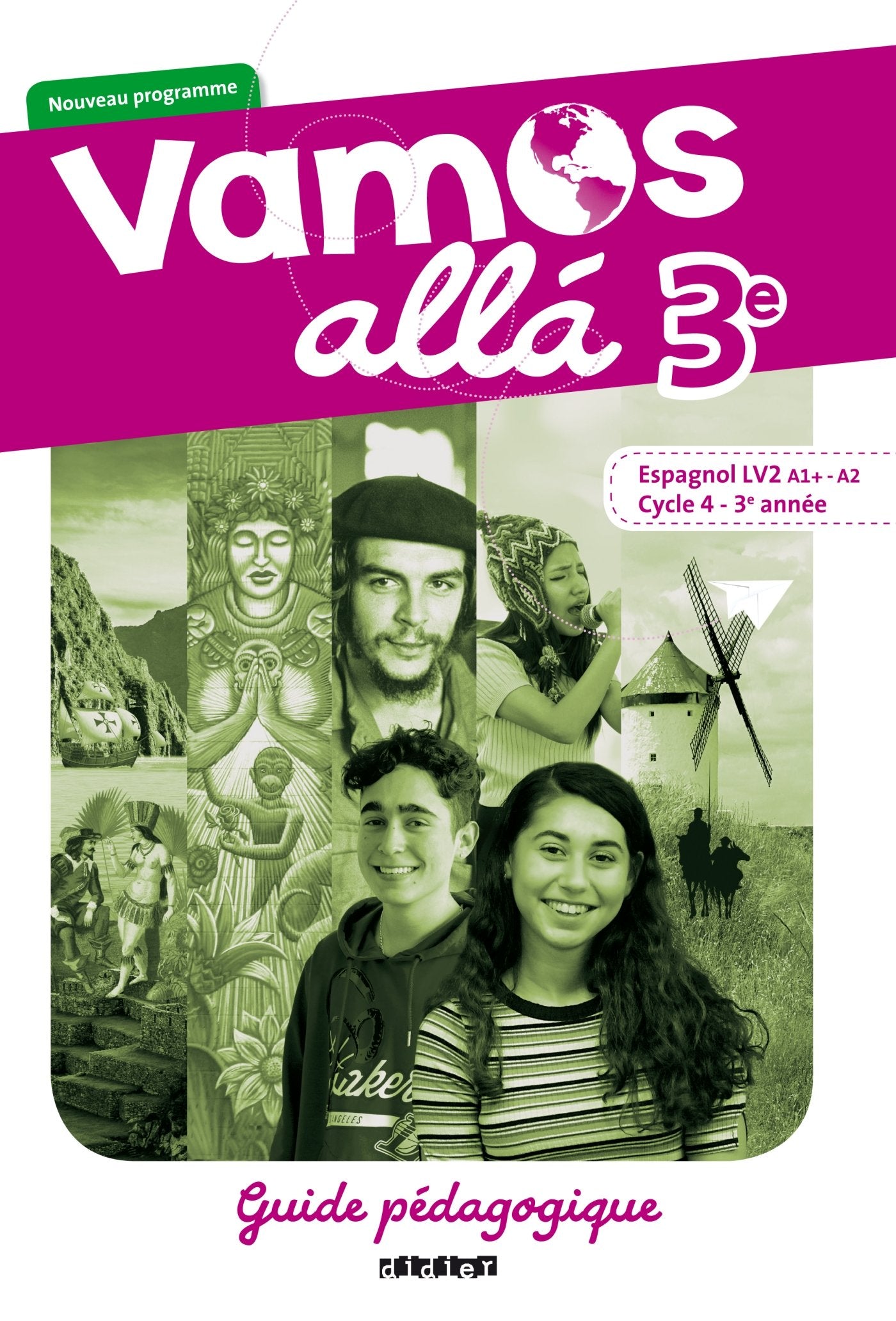 Vamos allá 3e- Cycle 4, 3eme année - Espagnol LV2 (A1, A2) - Guide pédagogique book