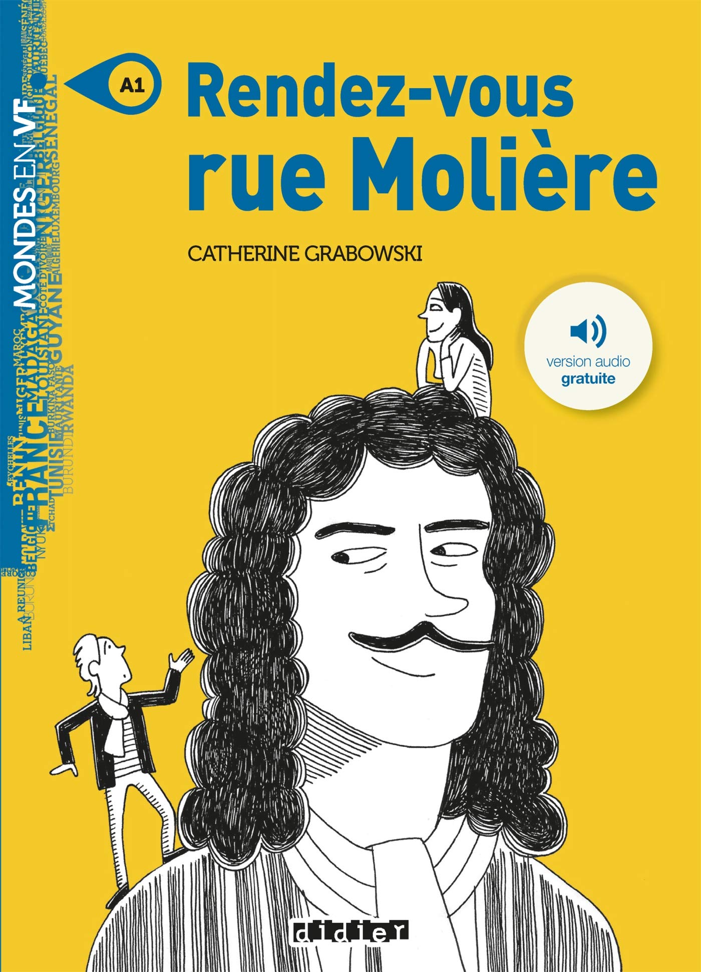 Mondes en VF - Rendez-vous rue Molière - Niv. A1 - Livre + audios book
