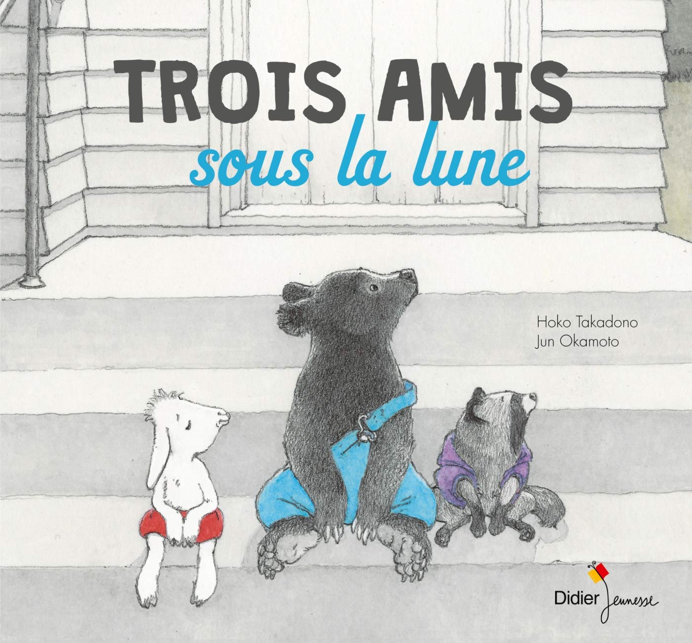 Trois amis sous la lune Children's books