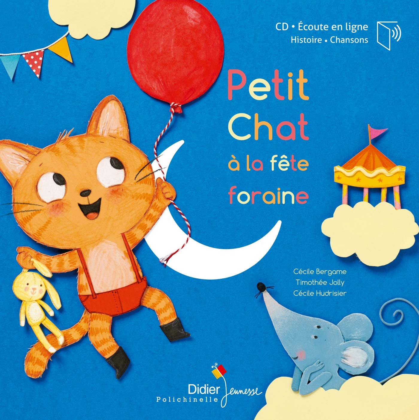 Petit Chat à la fête foraine - livre-CD book