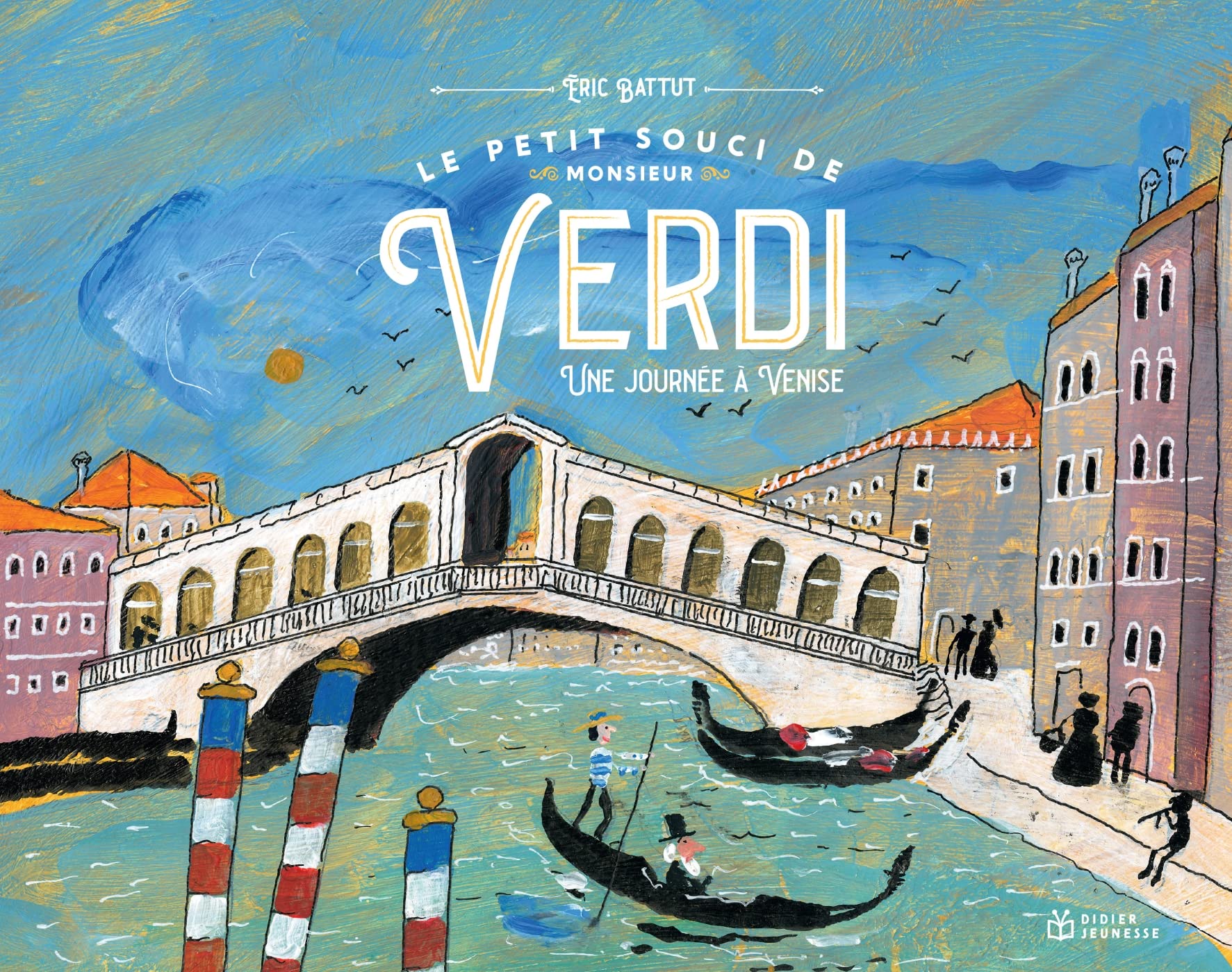 Le petit souci de monsieur Verdi, une journée à Venise Children's books