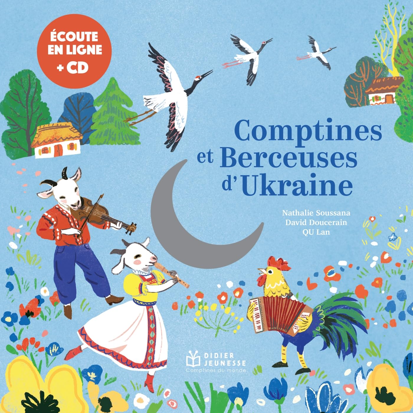 Comptines et berceuses d'Ukraine, Livre-CD Children's books
