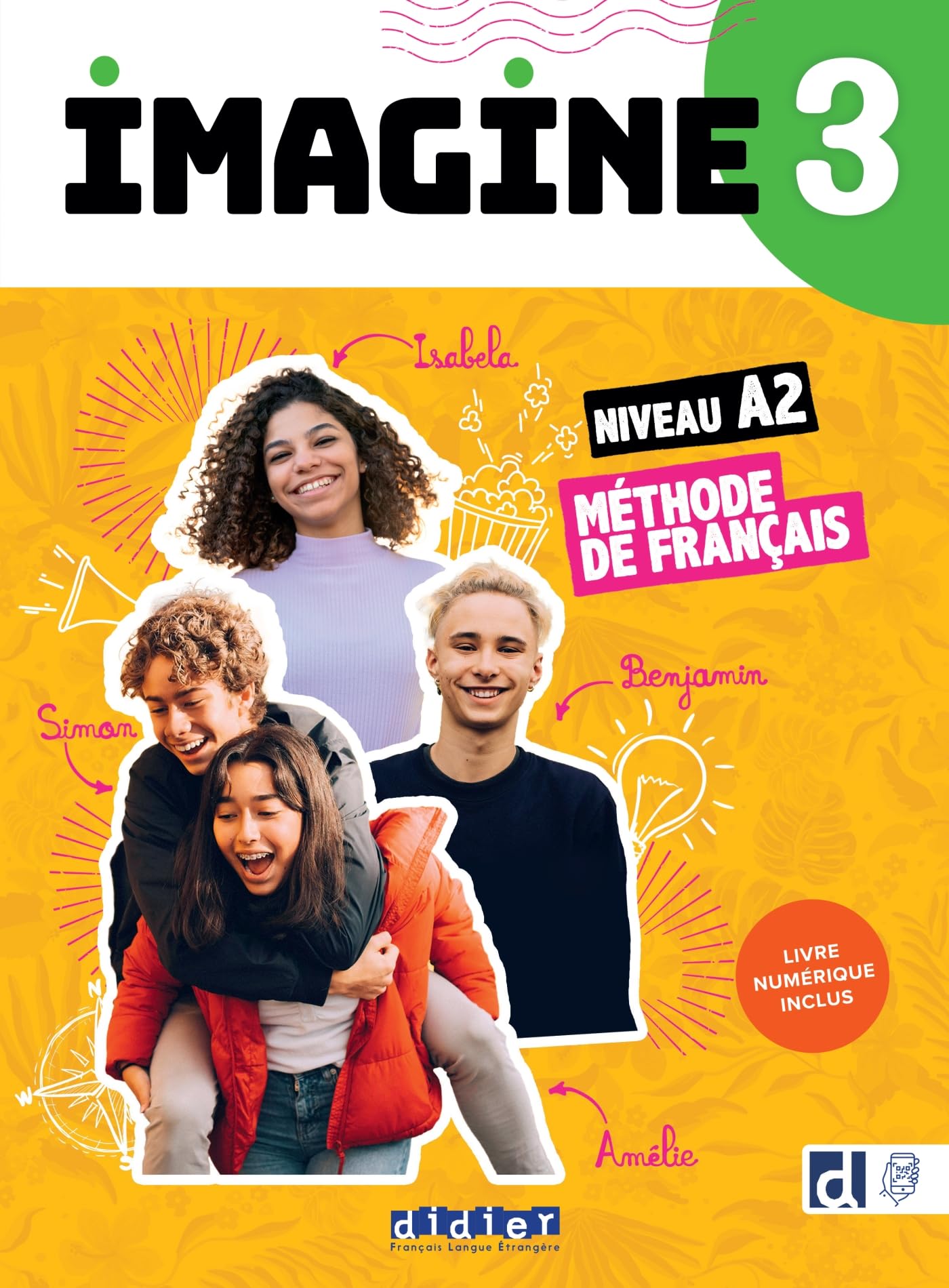 Imagine 3 - Niv. A2 - Livre + numérique inclus book