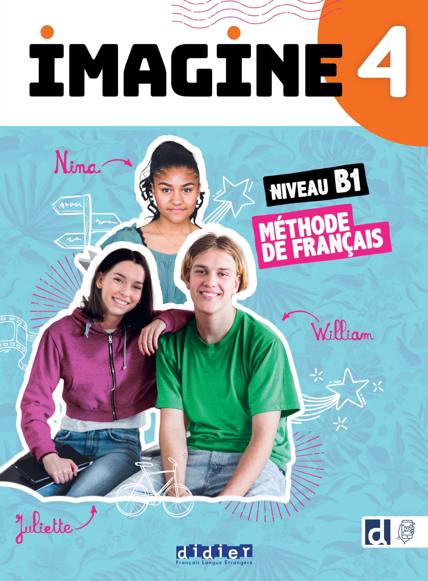 Imagine 4 - Niv. B1 - Livre + didierfle.app book