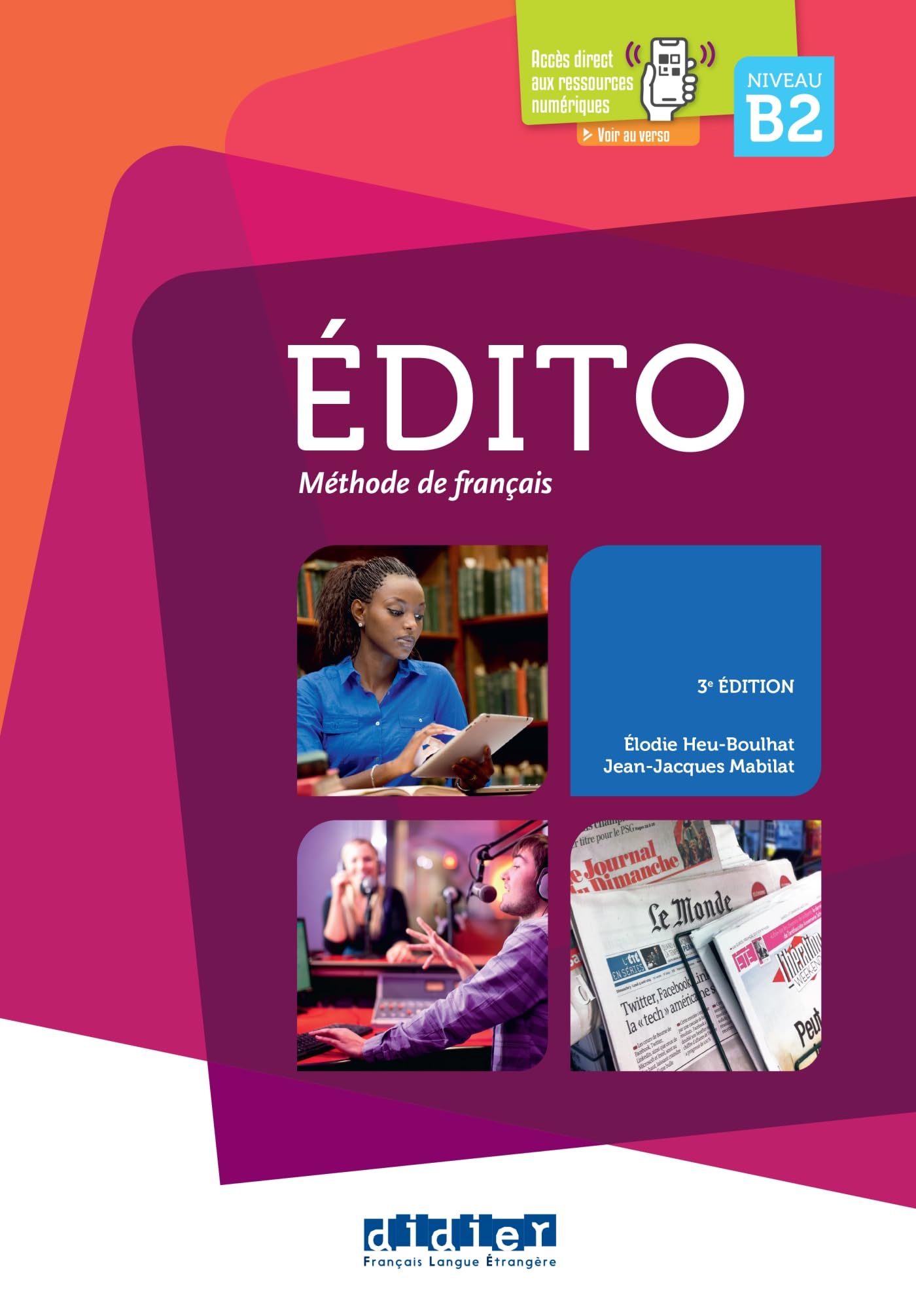 Édito B2 - édition 2015-2018 - Livre + didierfle.app book