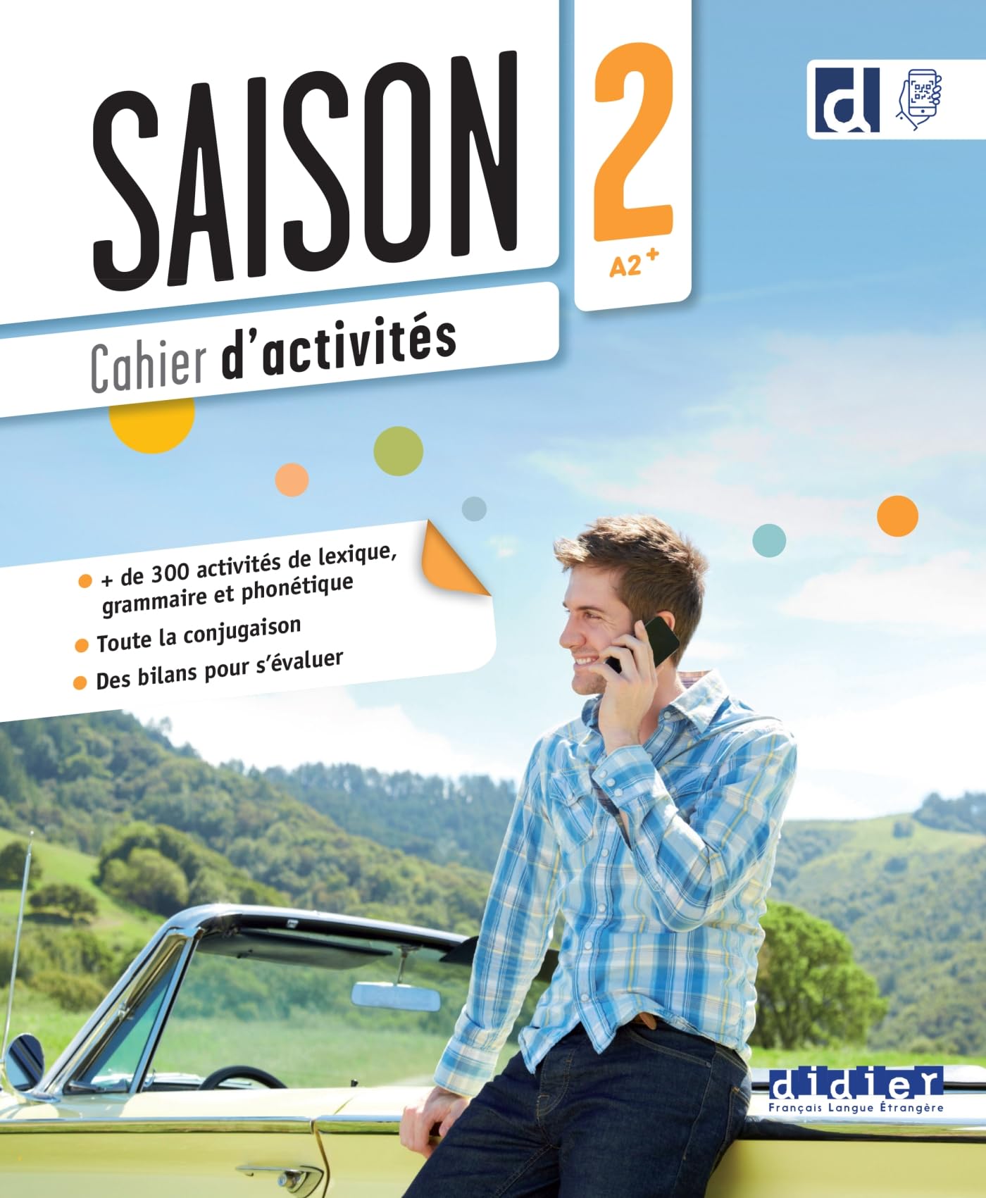 Saison 2 - Niv. A2+ - Cahier + didierfle.app book