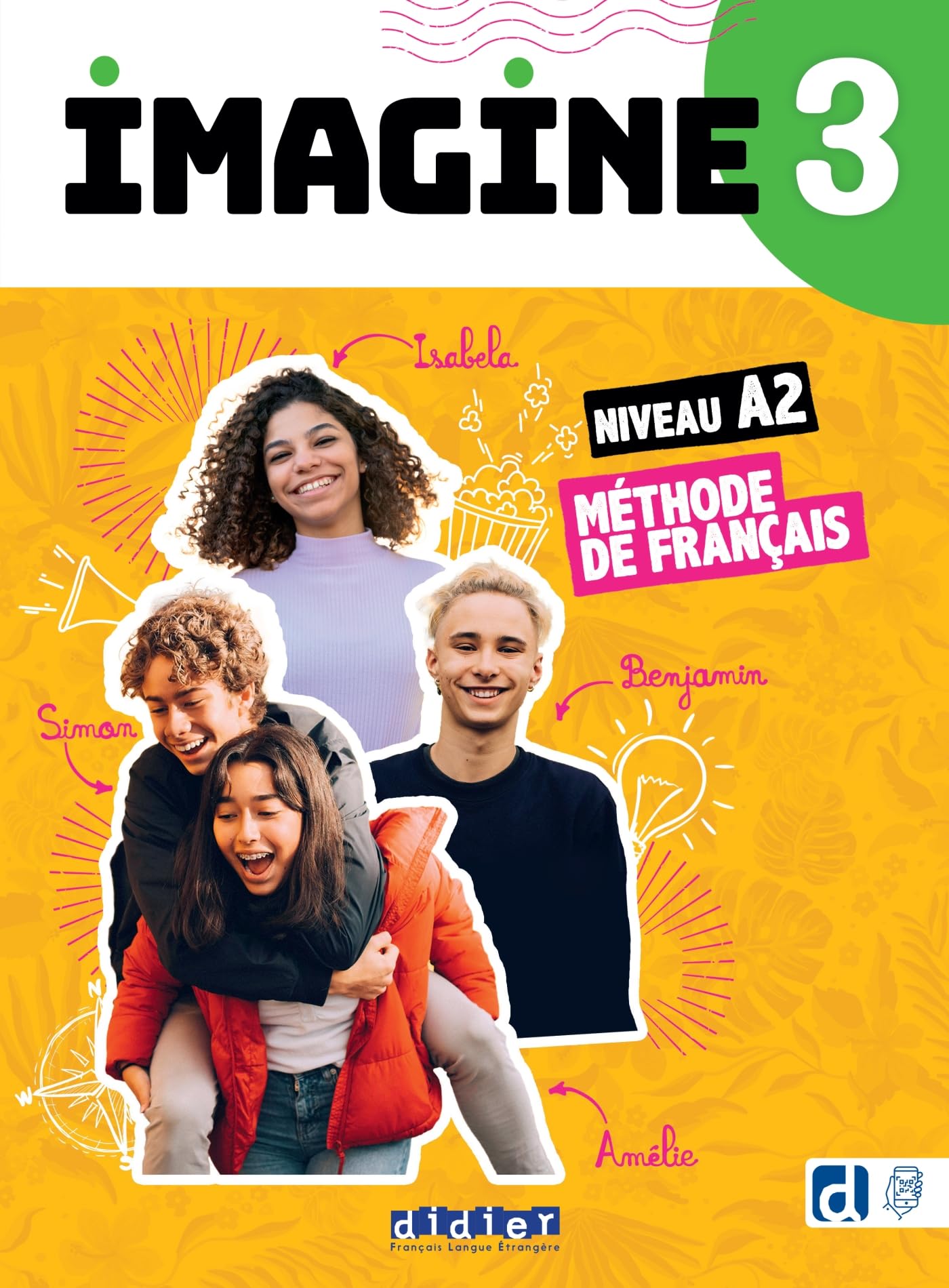 Imagine 3 - niv. A2.2 - Livre + didierfle.app book