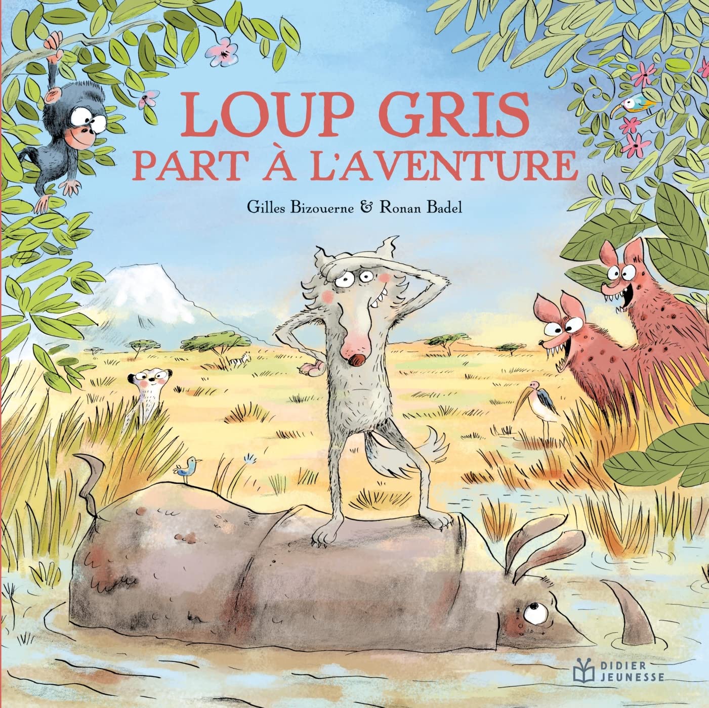 Loup gris part à l'aventure book
