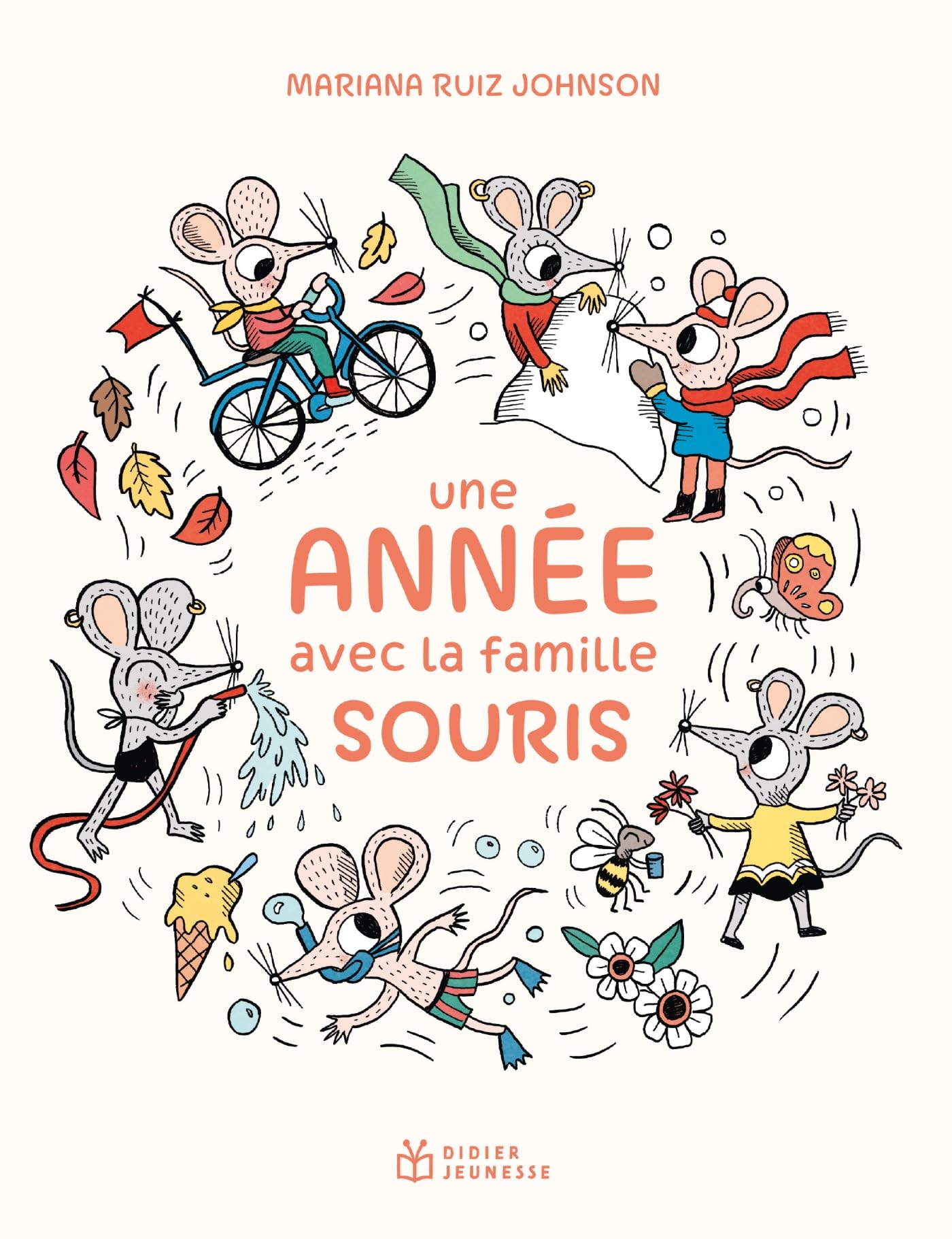 Une année avec la famille Souris book