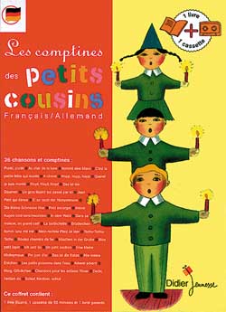 Les comptines des petits cousins, français-allemand book