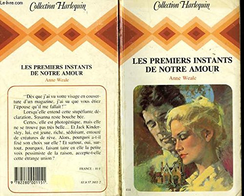 Les Premiers instants de notre amour Books
