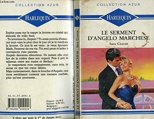 LE SERMENT D'ANGELO MARCHESE - PROMISE OF THE UNICORN book