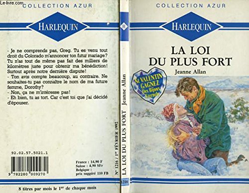 La loi du plus fort - rancher's bride book