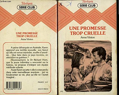UNE PROMESSE TROP CRUELLE Books