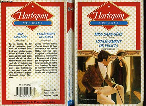 MISS SANS GENE SUIVI DE L'ENLEVEMENT DE FELICIA (NO PLACE FOR A LADY - BELOVED ABDUCTOR) Books